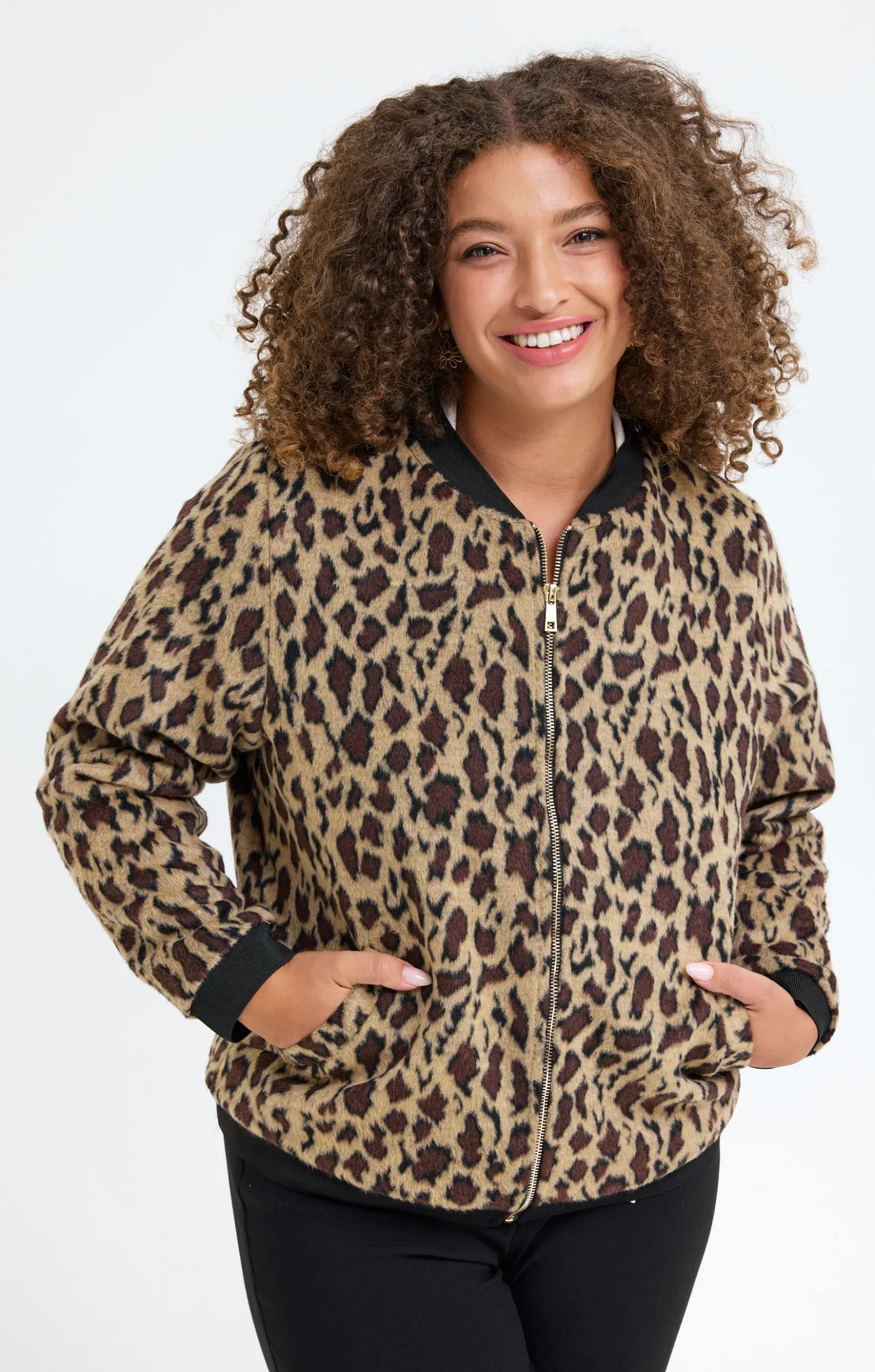 Toscane Boutique Bomber léopard| Vestes