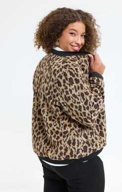 Toscane Boutique Bomber léopard| Vestes
