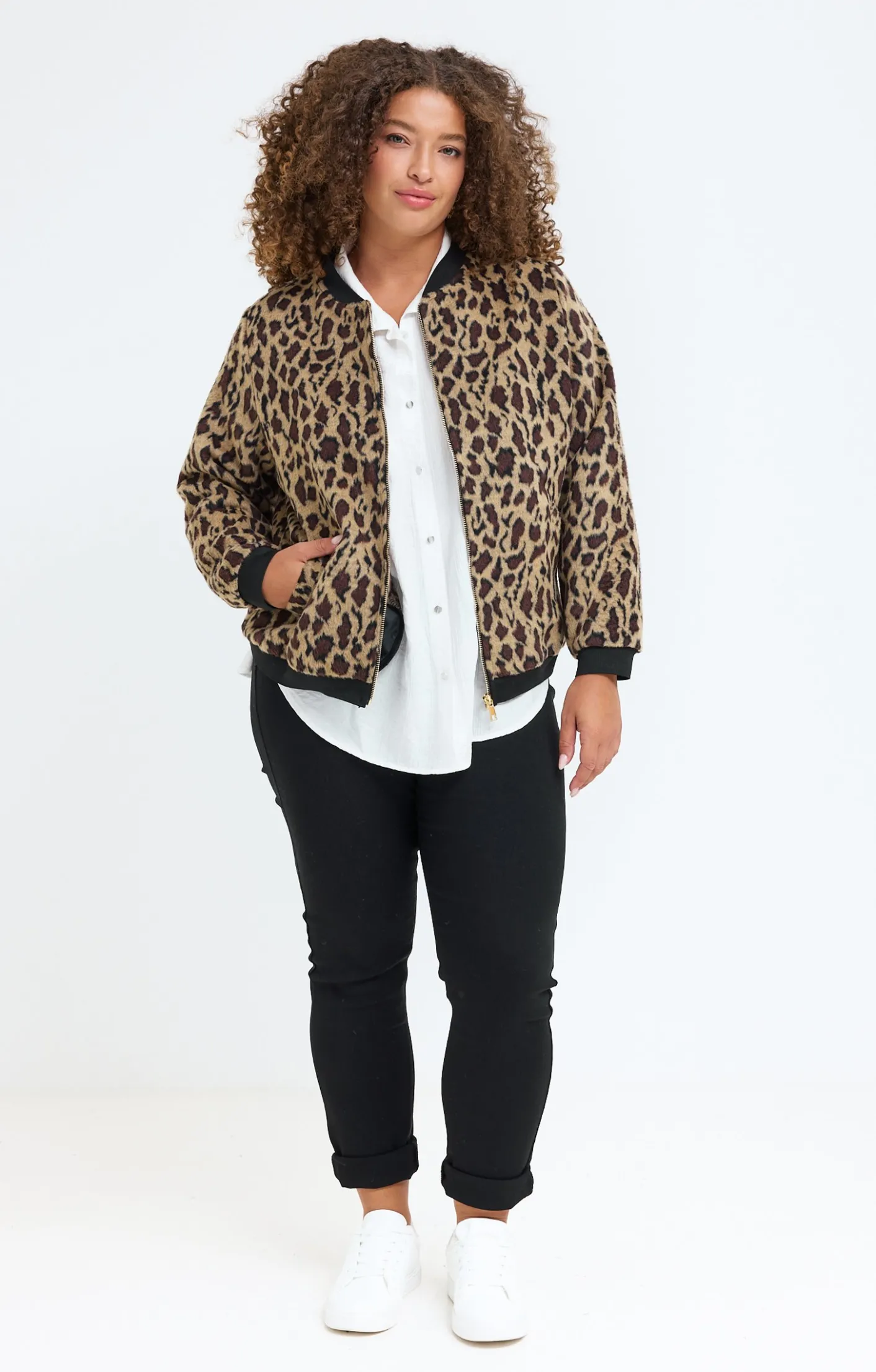 Toscane Boutique Bomber léopard| Vestes