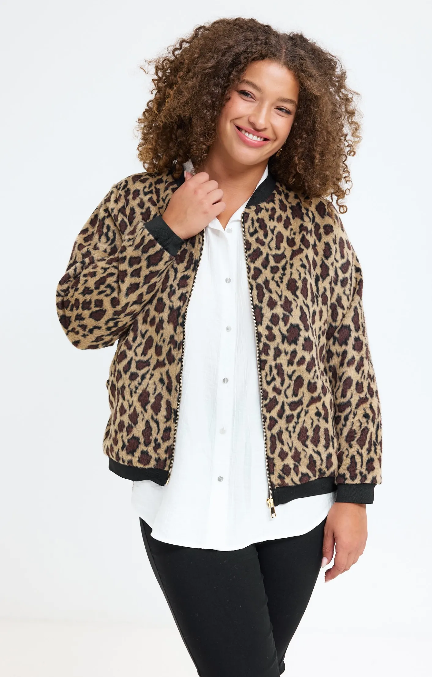 Toscane Boutique Bomber léopard| Vestes