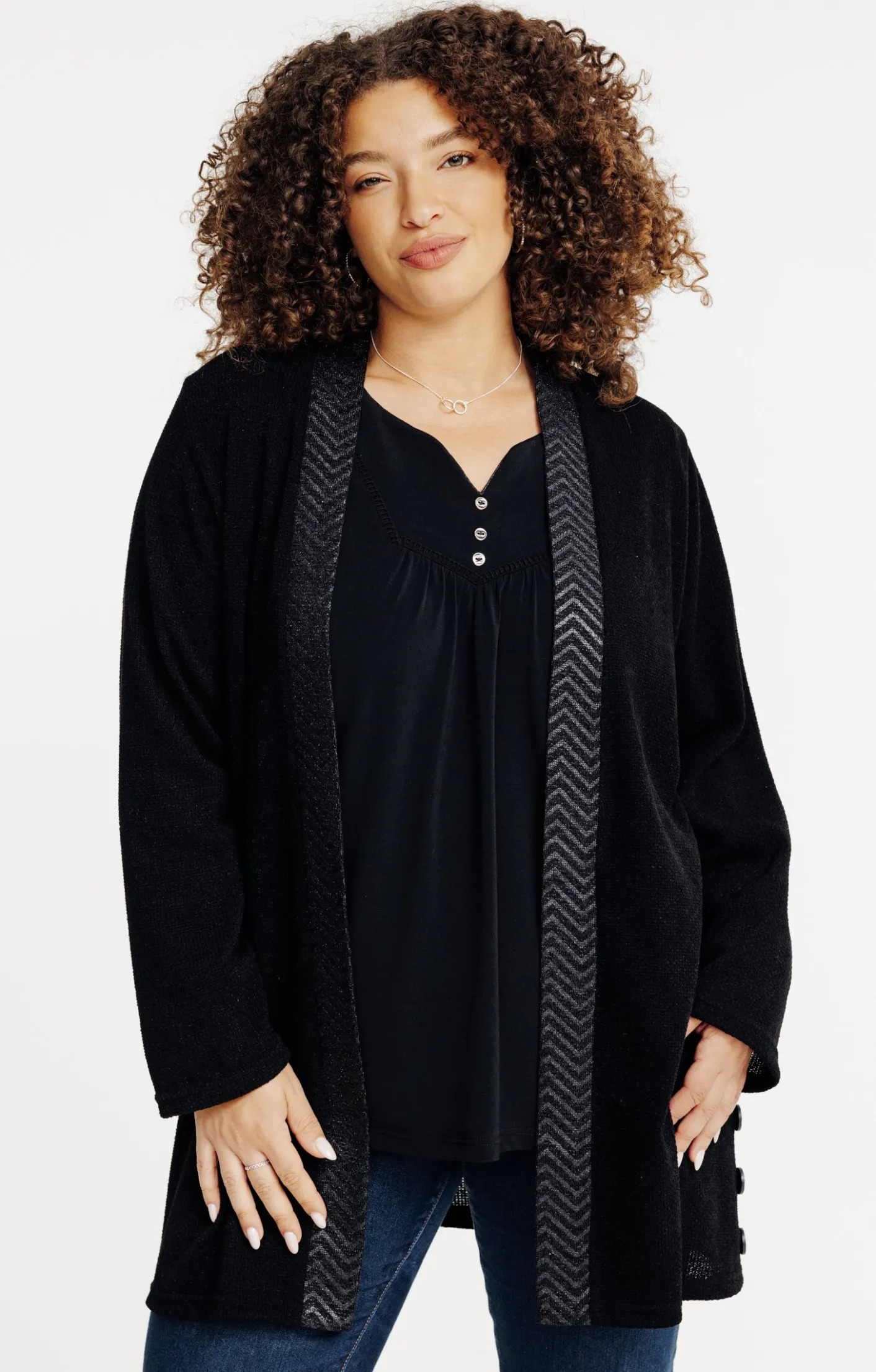 Toscane Boutique Cardigan mi long| Pulls & Cardigans
