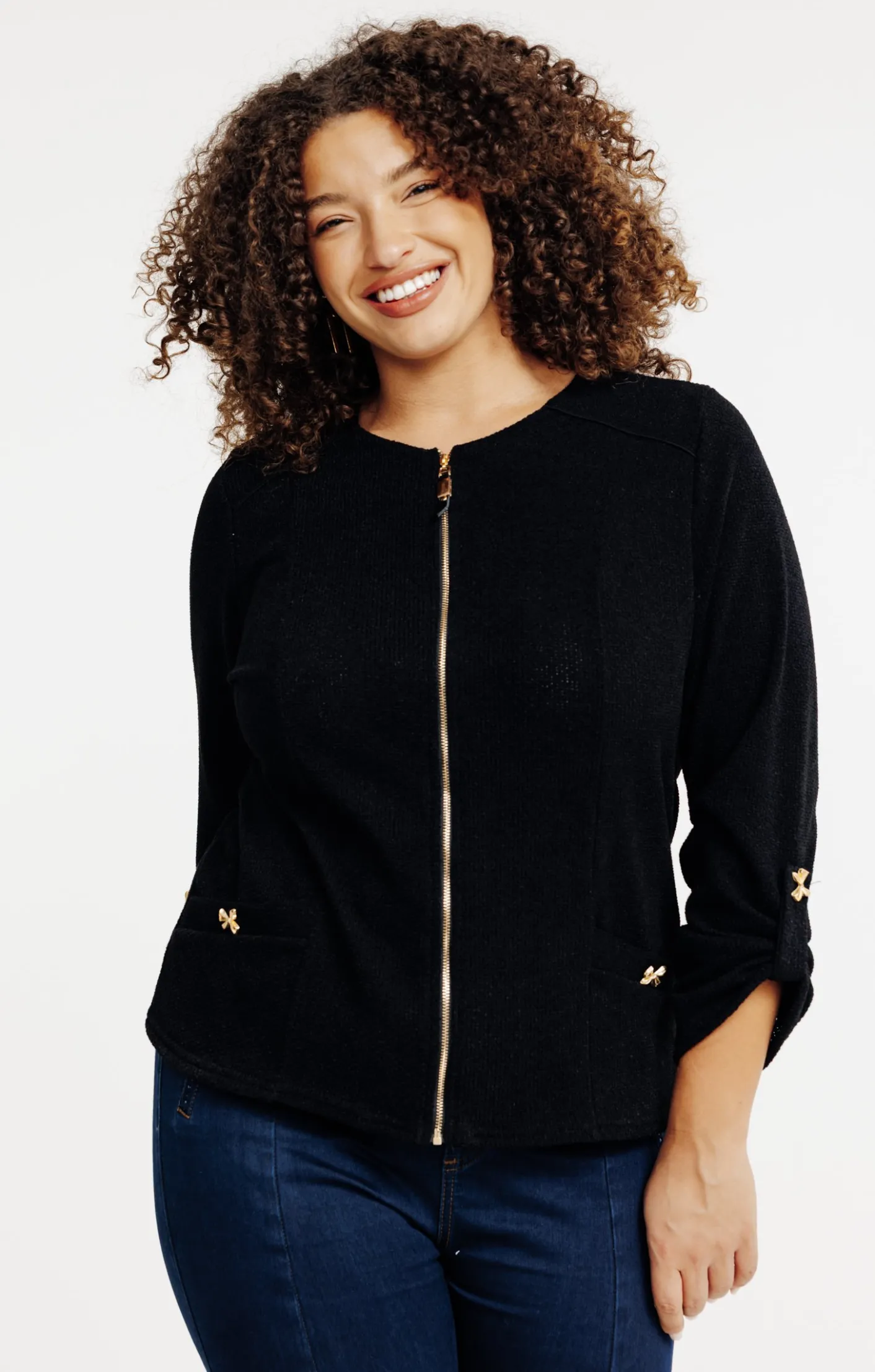 Toscane Boutique Cardigan zippé| Pulls & Cardigans