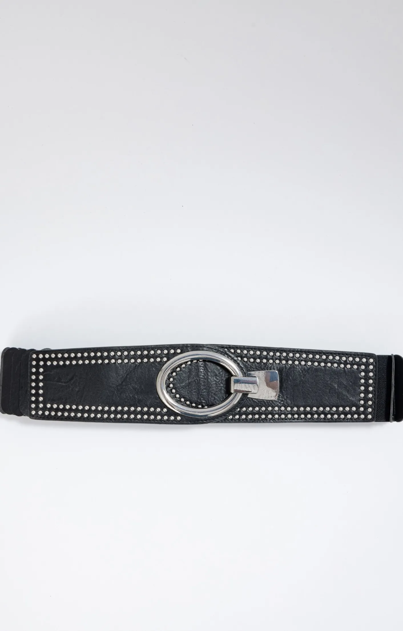 Toscane Boutique Ceinture élastiquée large e à clous| Accessoires