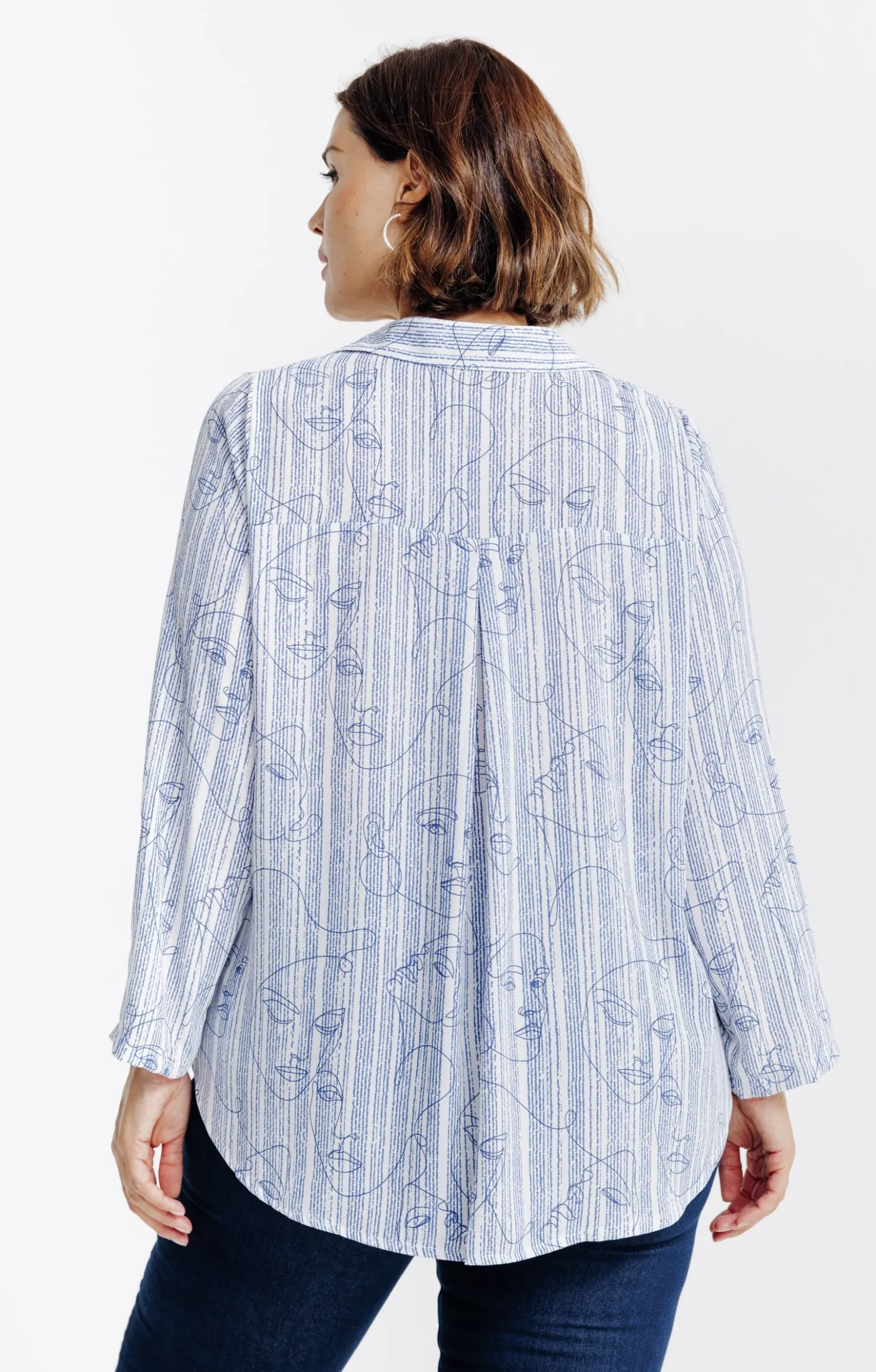 Toscane Boutique Chemise imprimée viages et rayée| Chemisiers & Tuniques