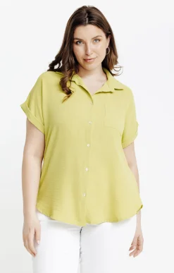 Toscane Boutique Chemise manches courtes unie| Chemisiers & Tuniques