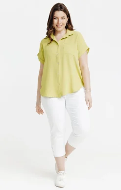 Toscane Boutique Chemise manches courtes unie| Chemisiers & Tuniques