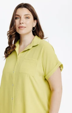 Toscane Boutique Chemise manches courtes unie| Chemisiers & Tuniques