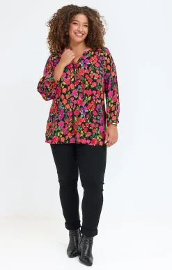 Toscane Boutique Chemisier imprimé fleuri| Chemisiers & Tuniques