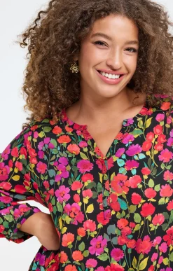 Toscane Boutique Chemisier imprimé fleuri| Chemisiers & Tuniques