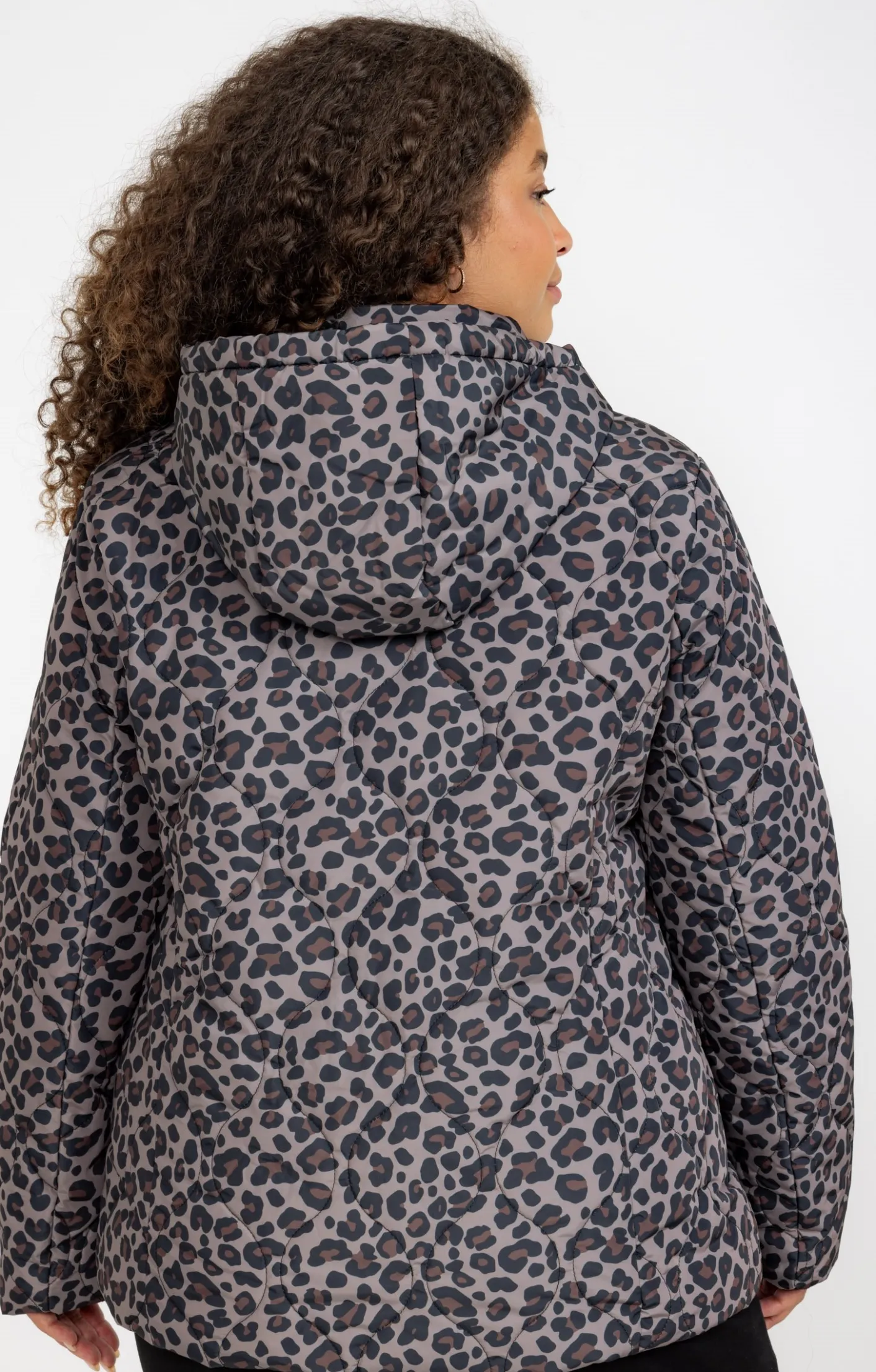 Toscane Boutique Doudoune imprimé léopard| Parkas & Impers