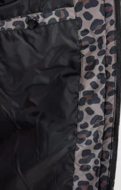 Toscane Boutique Doudoune imprimé léopard| Parkas & Impers