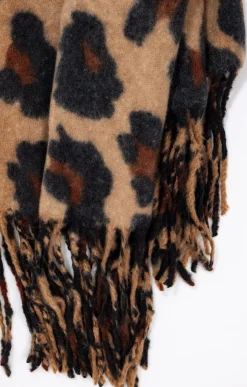 Toscane Boutique Echarpe douce imprimé léopard| Accessoires