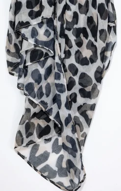 Toscane Boutique Foulard léger imprimé léopard| Accessoires