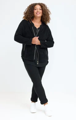 Toscane Boutique Gilet fluffy uni| Pulls & Cardigans