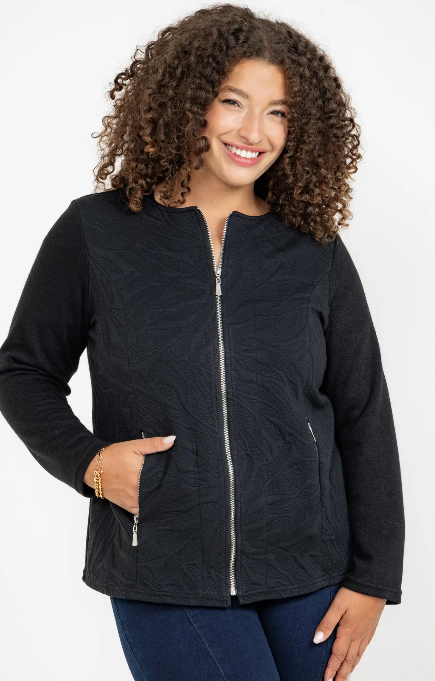 Toscane Boutique Gilet matelassé uni| Pulls & Cardigans