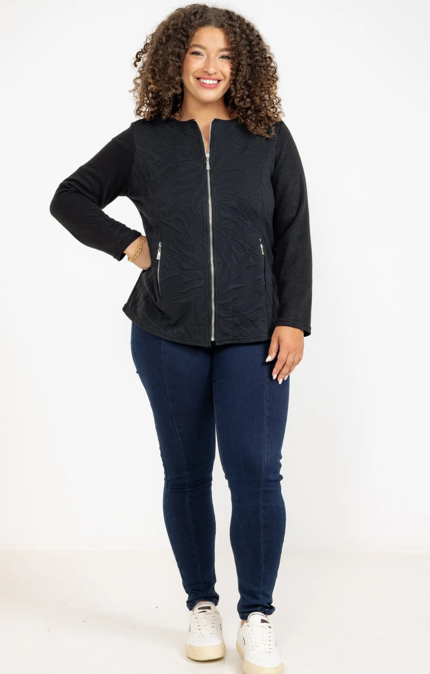 Toscane Boutique Gilet matelassé uni| Pulls & Cardigans