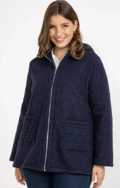 Toscane Boutique Manteau bi-matière| Manteaux