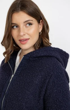 Toscane Boutique Manteau bi-matière| Manteaux