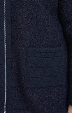 Toscane Boutique Manteau bi-matière| Manteaux