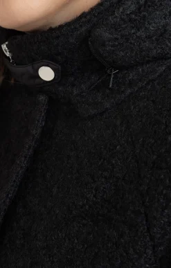 Toscane Boutique Manteau bi-matière avec capuche| Manteaux