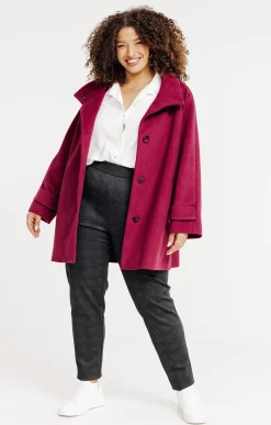 Toscane Boutique Manteau col boule| Manteaux