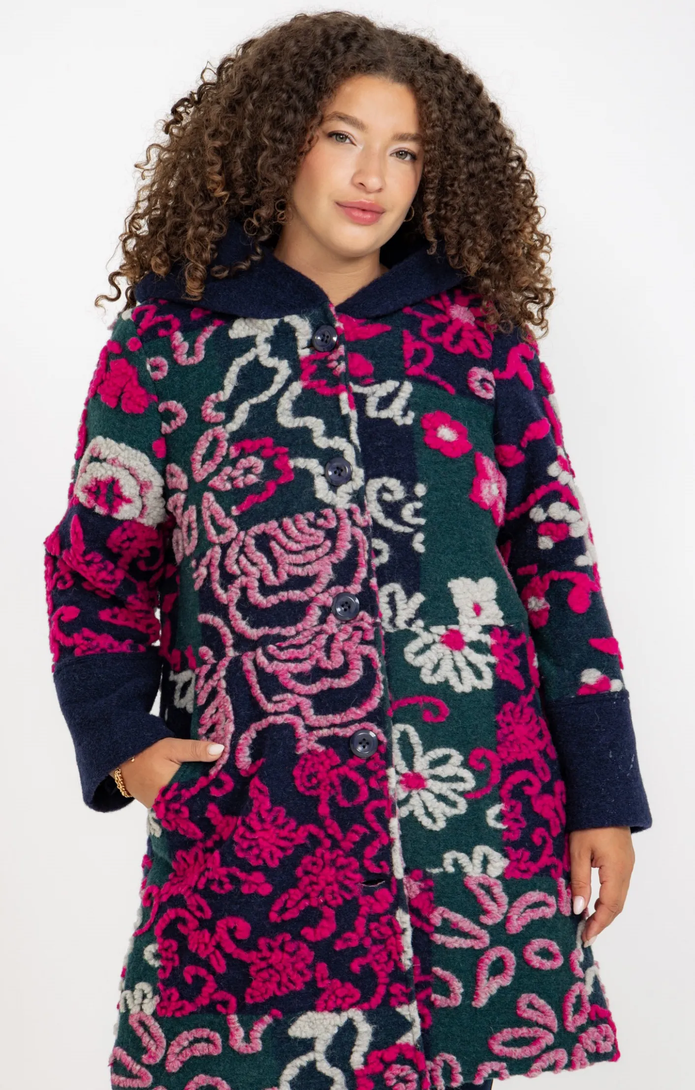 Toscane Boutique Manteau fantaisie patchs| Manteaux