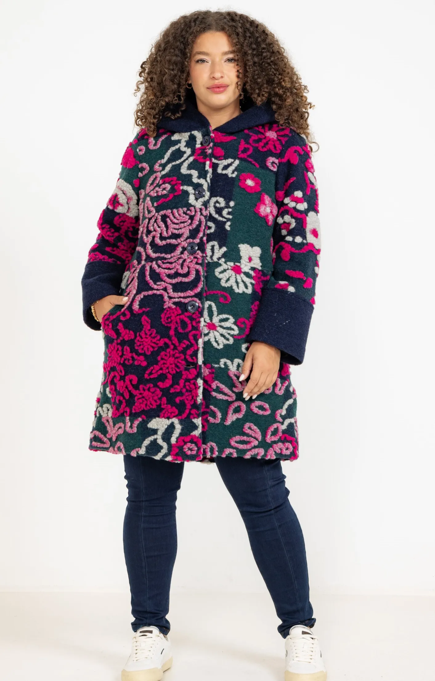 Toscane Boutique Manteau fantaisie patchs| Manteaux