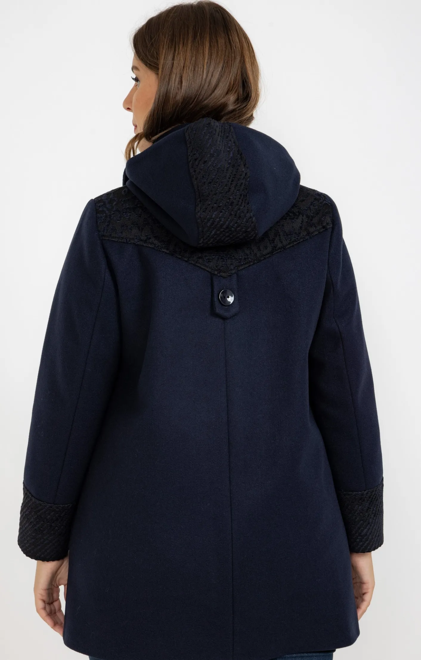 Toscane Boutique Manteau pacth avec capuche| Manteaux