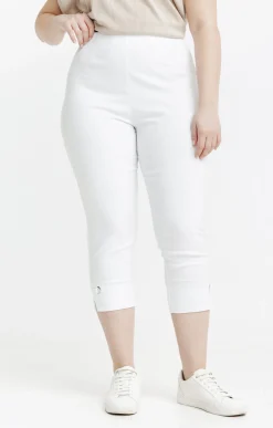 Toscane Boutique Pantacourt avec oeillet en bas de jambe| Pantalons