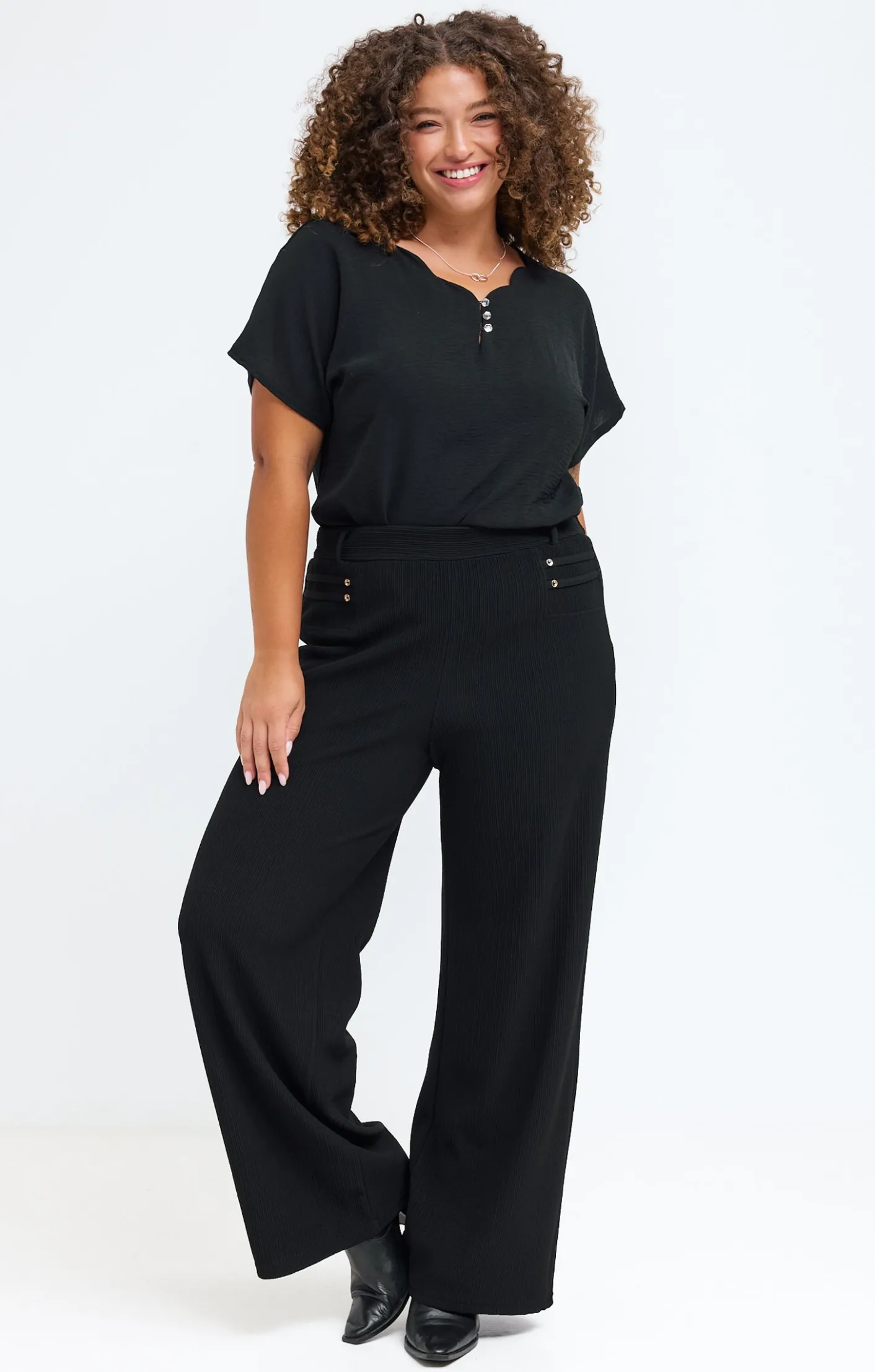 Toscane Boutique Pantalon à poches cavalières| Pantalons