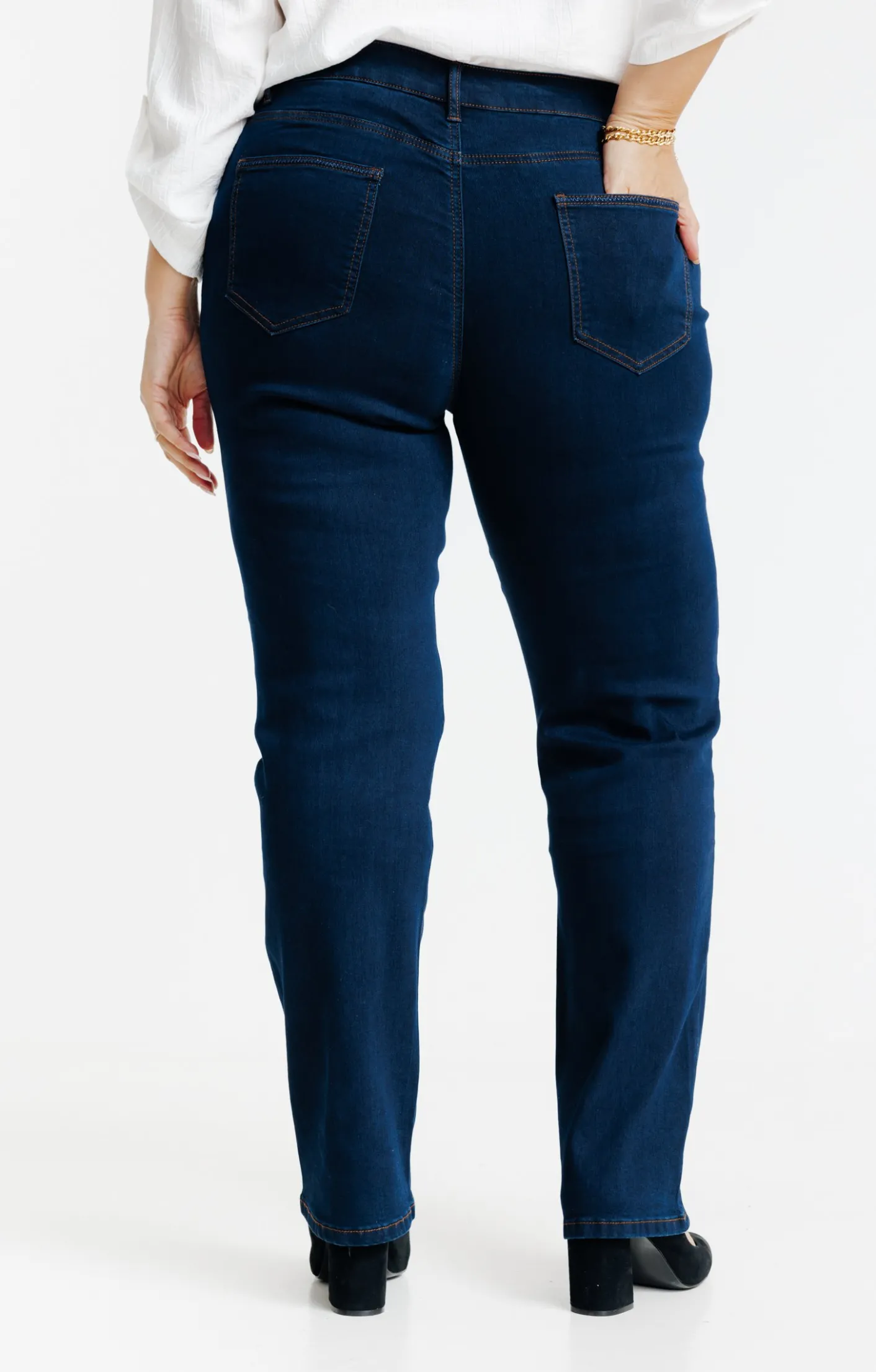 Toscane Boutique Pantalon 5 poches denim| Pantalons