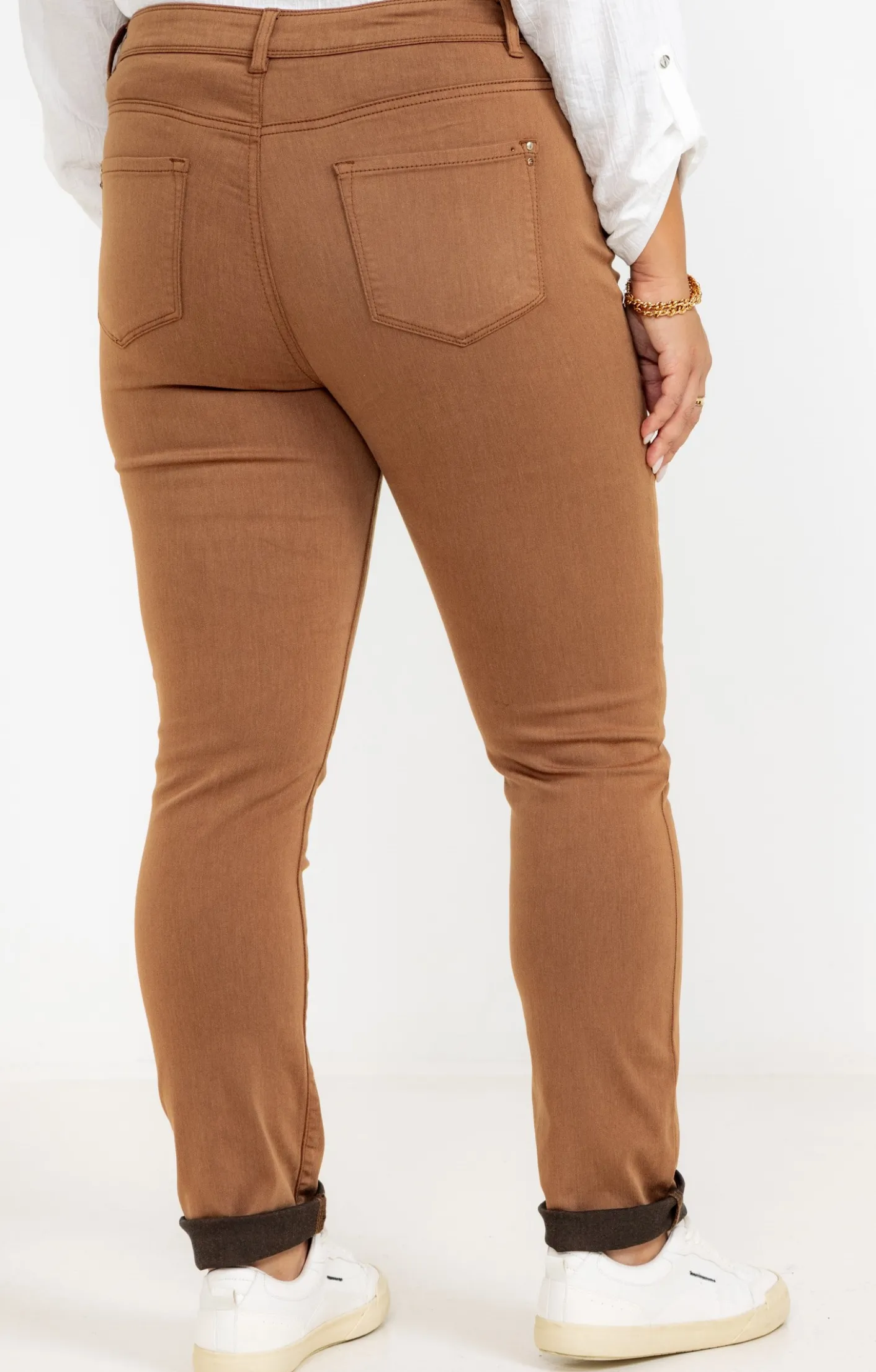 Toscane Boutique Pantalon droit effet satin| Pantalons