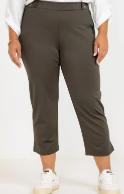 Toscane Boutique Pantalon droit maille épais| Pantalons