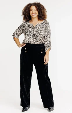 Toscane Boutique Pantalon droit velours| Pantalons