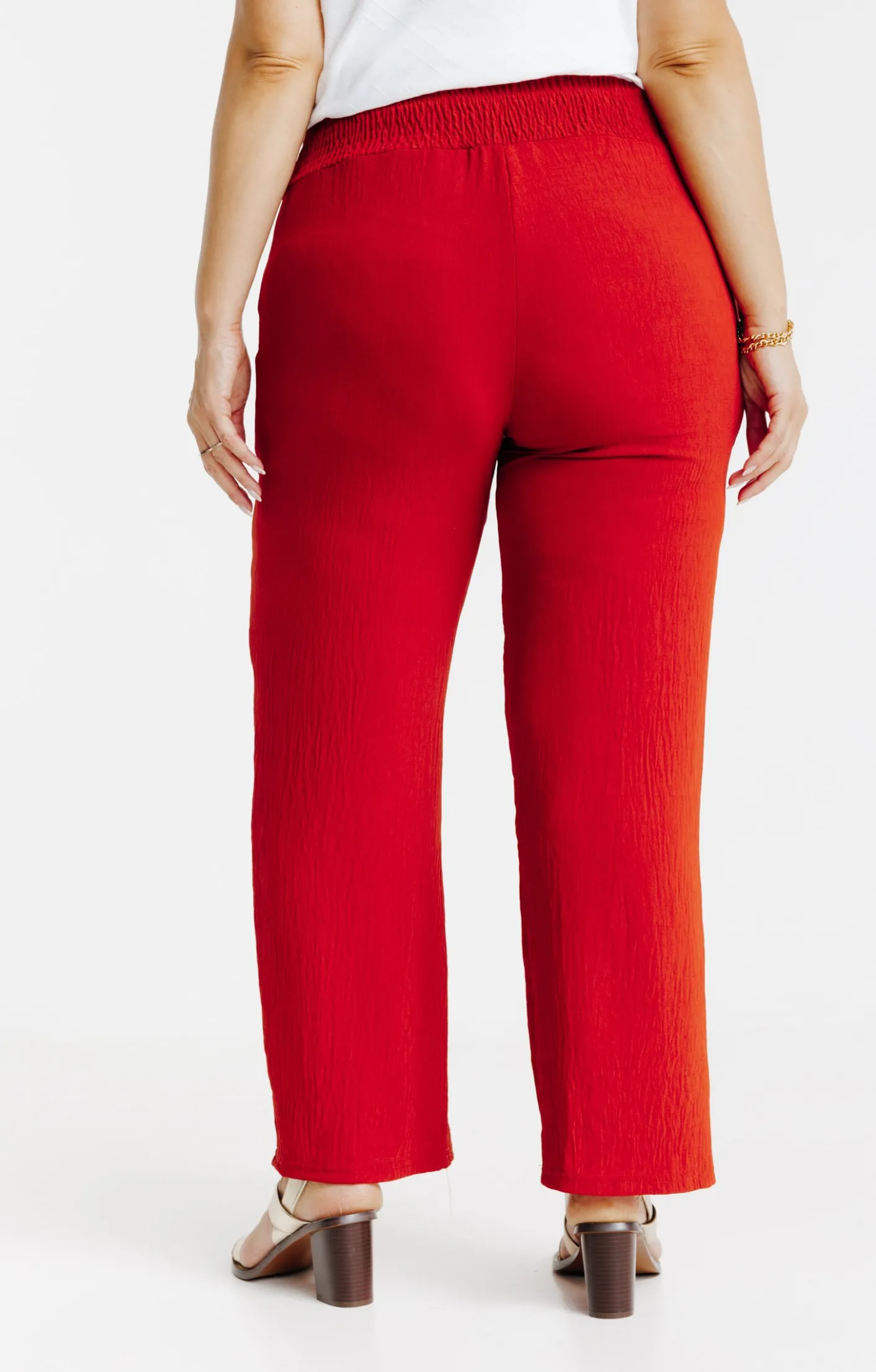 Toscane Boutique Pantalon large détail boutons coco| Pantalons