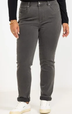Toscane Boutique Pantalon style denim gris| Pantalons
