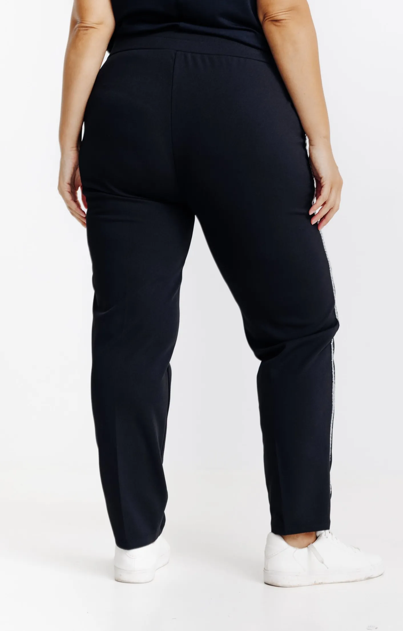 Toscane Boutique Pantalon style jogging bande paillette| Pantalons