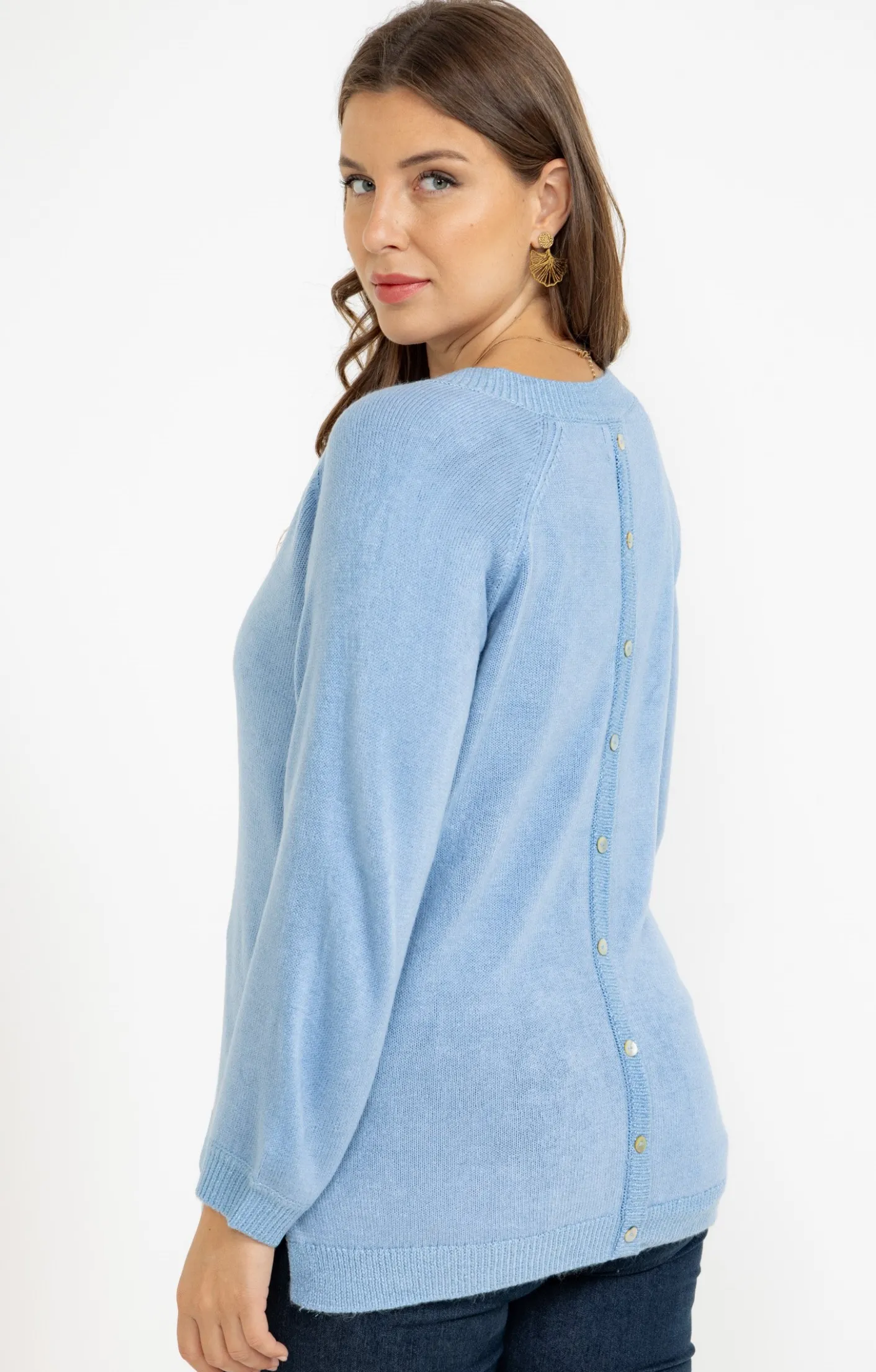 Toscane Boutique Pull avec fil fantaisie| Pulls & Cardigans