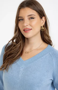 Toscane Boutique Pull avec fil fantaisie| Pulls & Cardigans