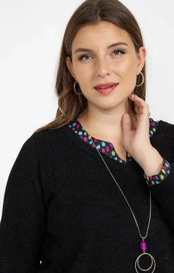 Toscane Boutique Pull 2-en-1 avec collier| Pulls & Cardigans
