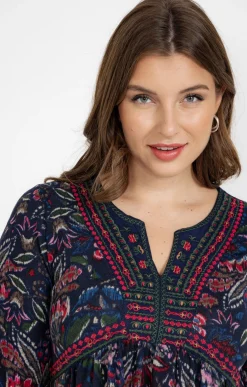 Toscane Boutique Robe en maille avec col plastron| Robes