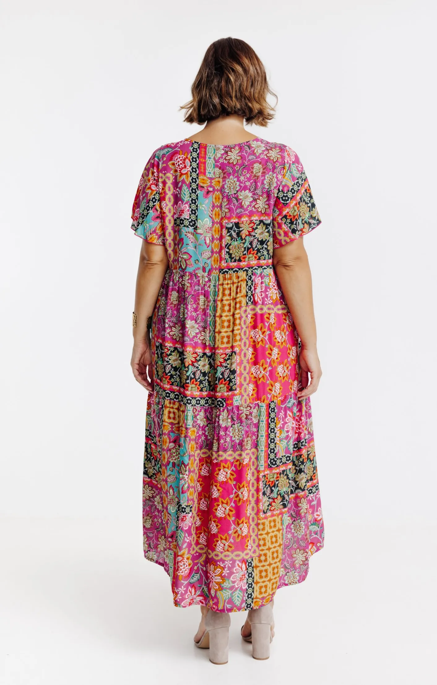 Toscane Boutique Robe longue imprimée| Robes