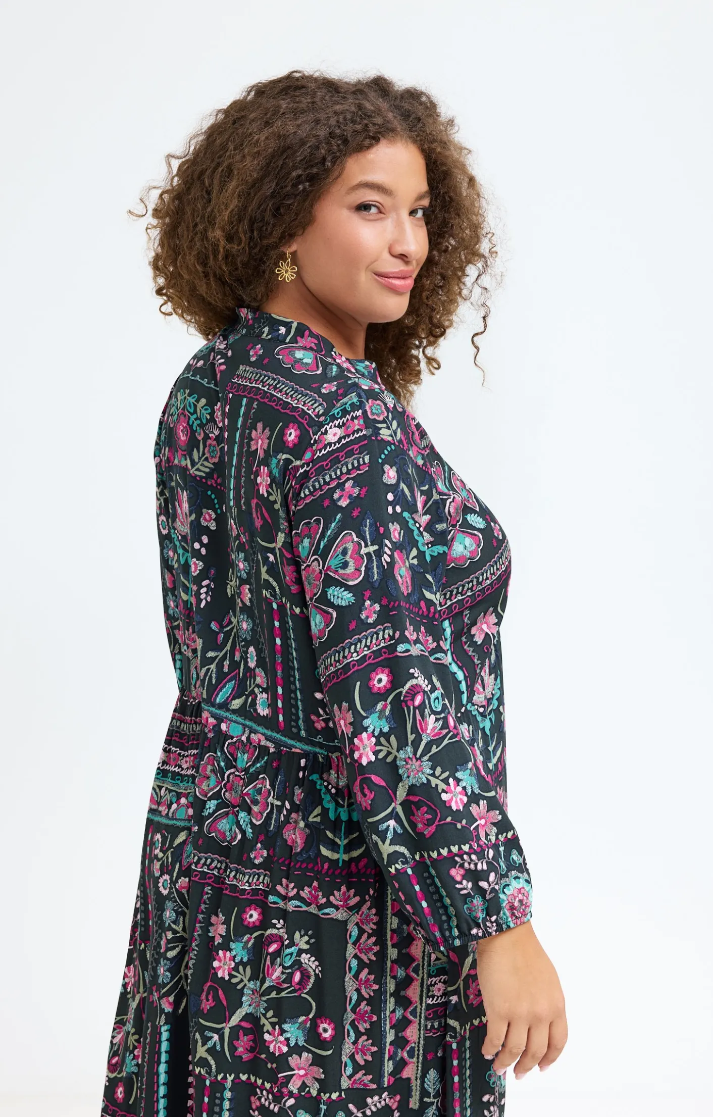Toscane Boutique Robe longue imprimée| Robes