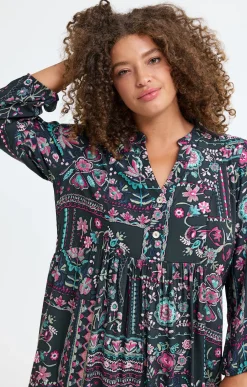 Toscane Boutique Robe longue imprimée| Robes