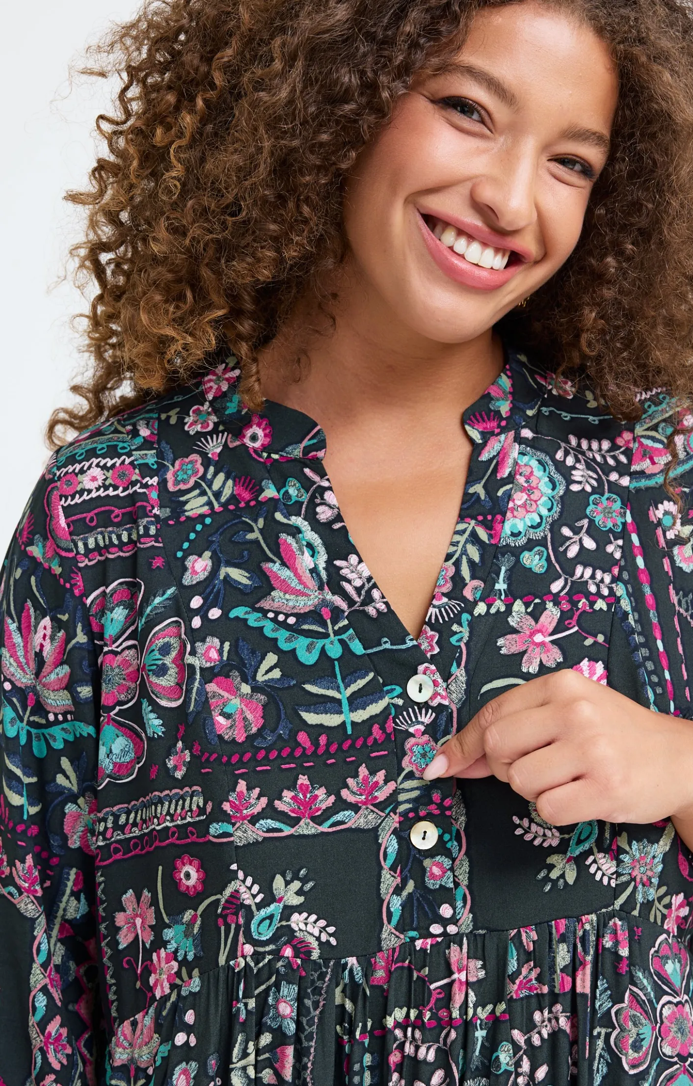 Toscane Boutique Robe longue imprimée| Robes