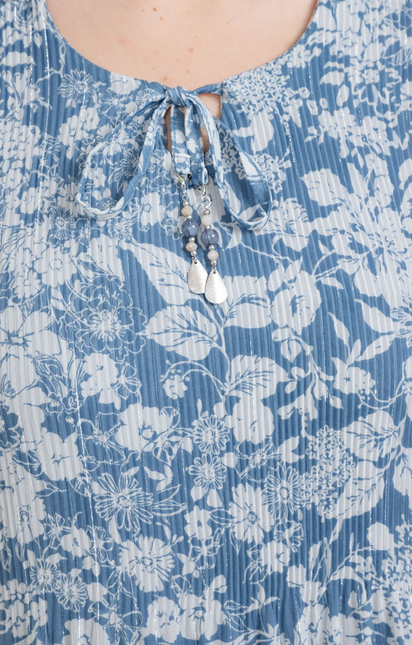 Toscane Boutique Robe plissée à fleurs| Robes