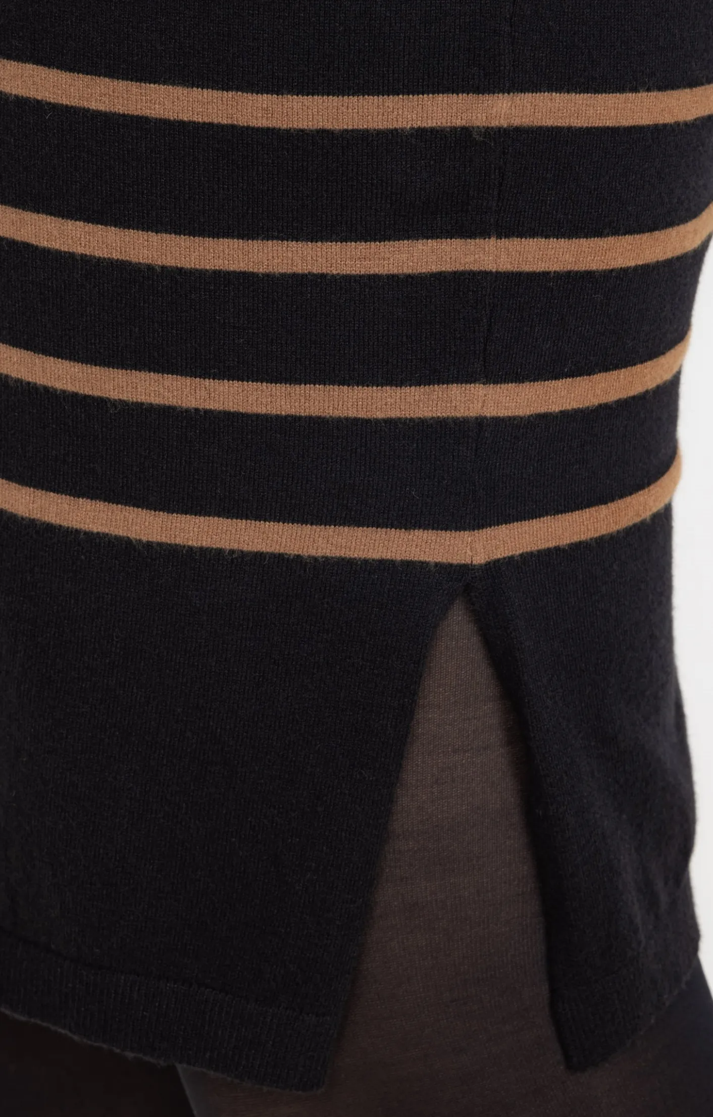 Toscane Boutique Robe pull maille rayée chic| Robes