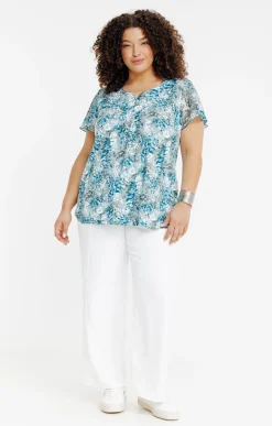 Toscane Boutique Tee-shirt à imprimé floral| Tee-shirts