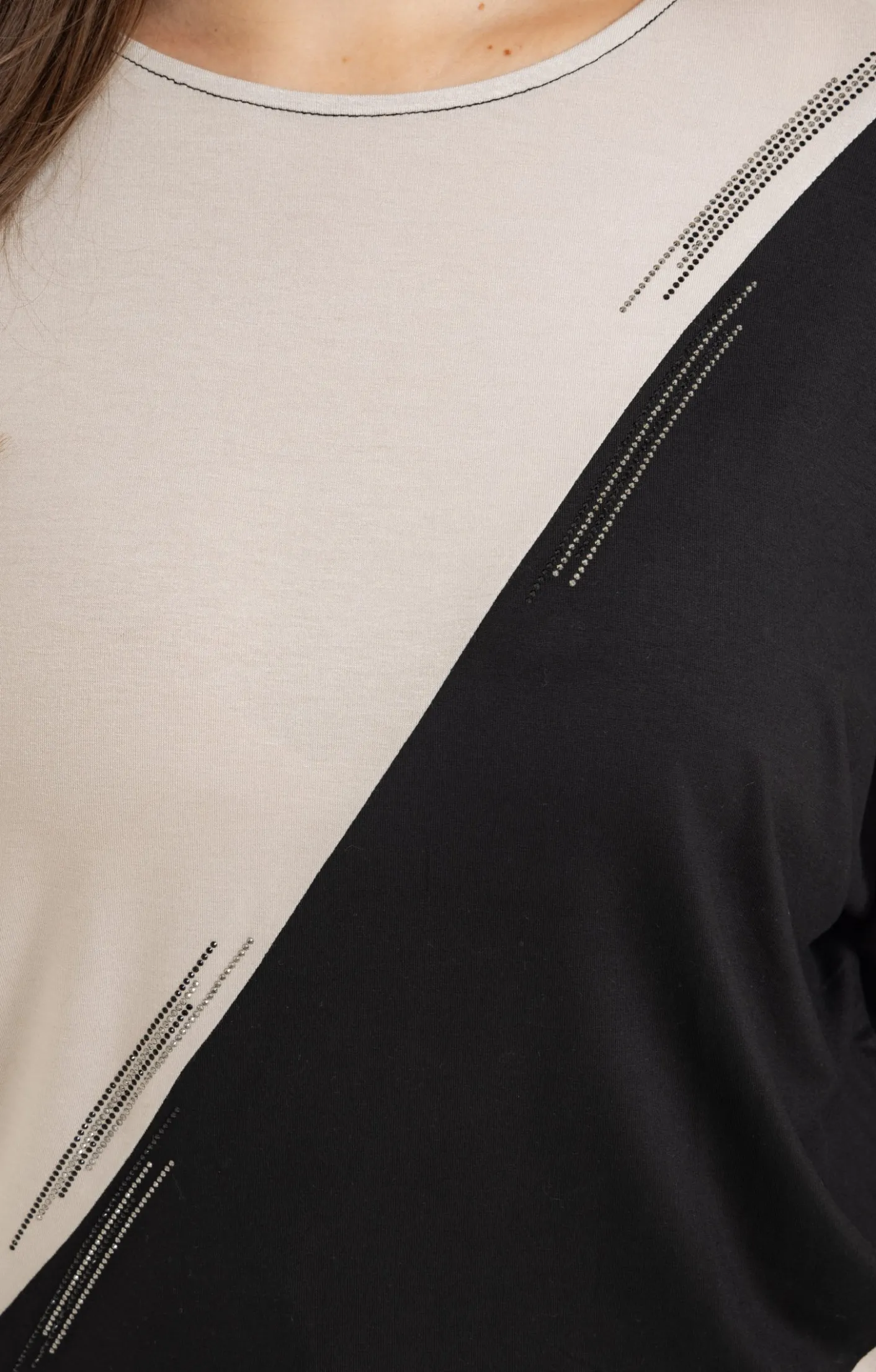 Toscane Boutique Tee-shirt bicolore| Tee-shirts
