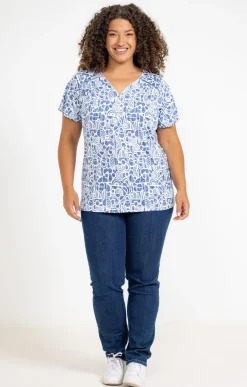 Toscane Boutique Tee-shirt bicolore| Tee-shirts